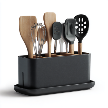 Charcoal-Guard Utensil Studio - Anti-Odor Drainage